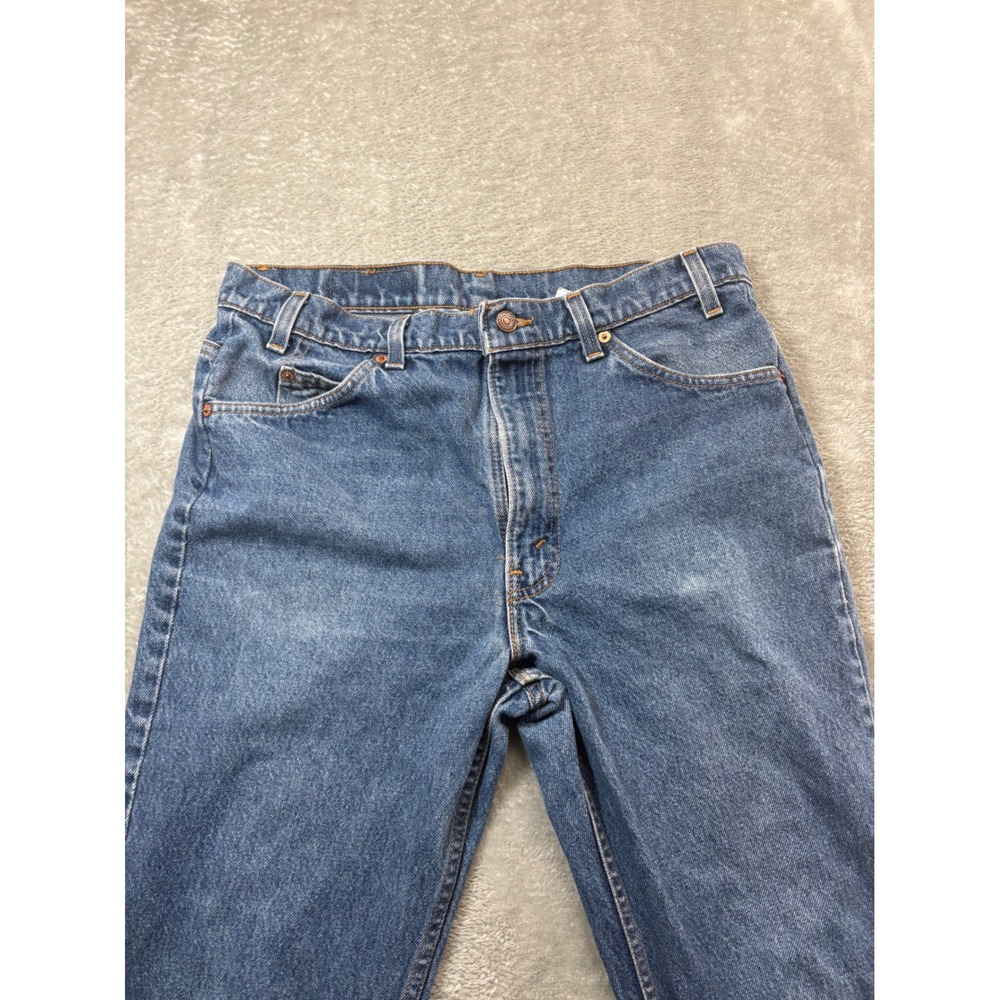 Vintage 90s Levis 517 Orange Tab Bootcut Jeans Made USA Men W36 L30 - Picture 5 of 10